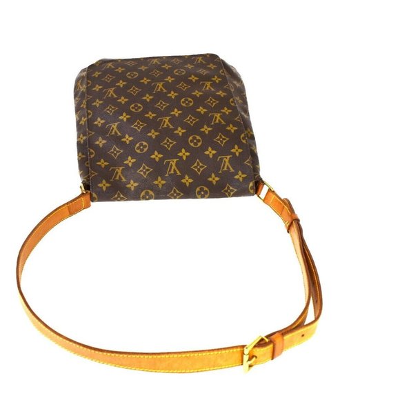 LOUIS VUITTON Musette Shoulder Bag Monogram Leather Brown France M51256 84MZ297 - Picture 5 of 15